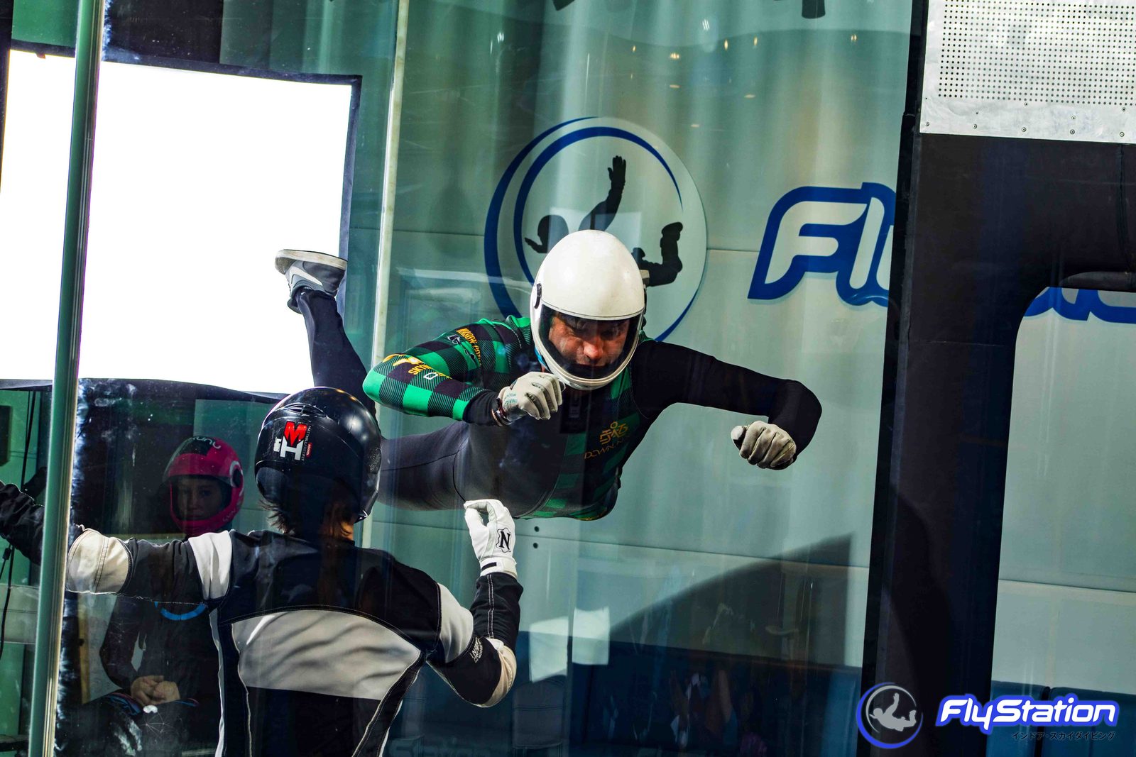 Tunnel coaching at FlyStation Japan