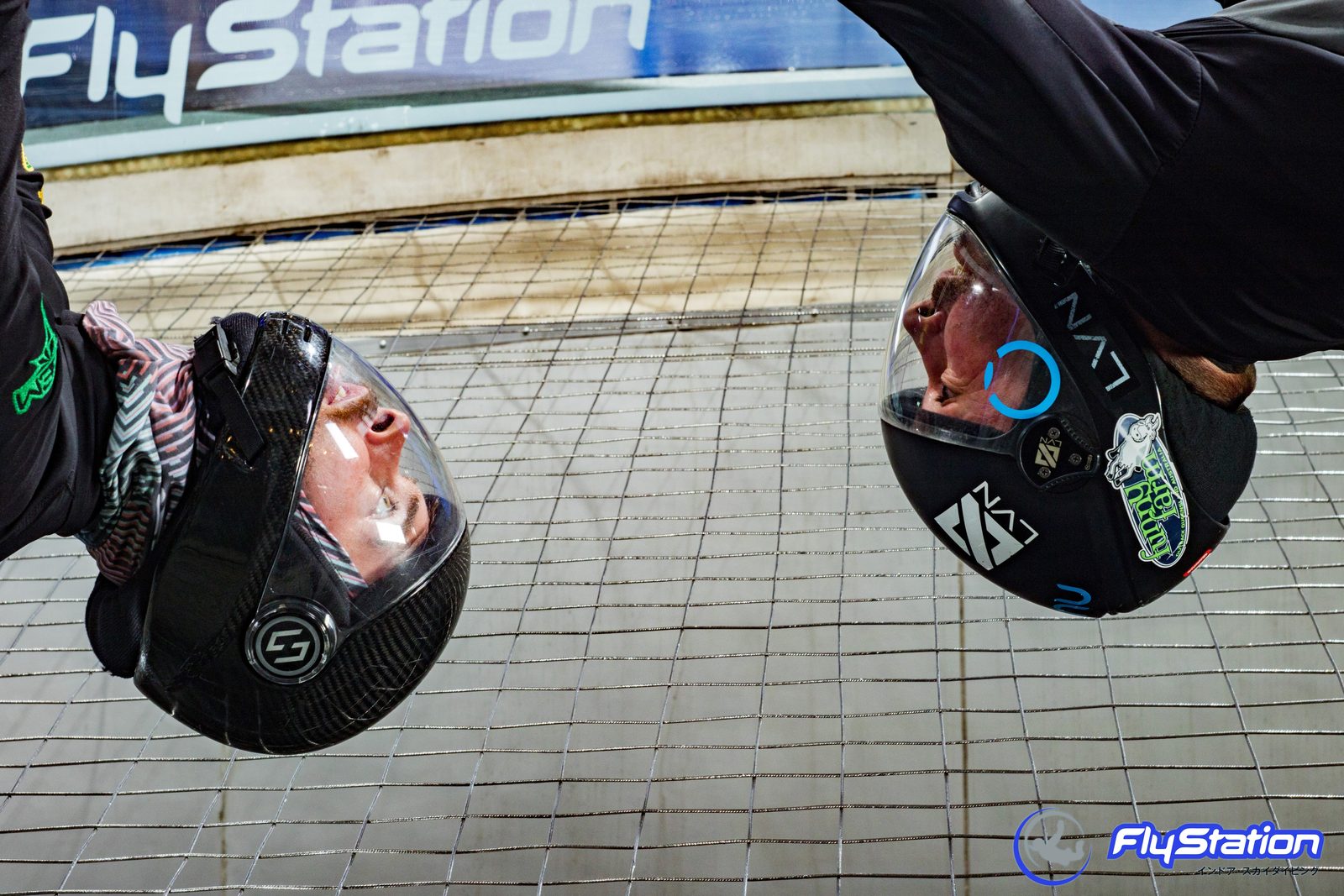 Tunnel coaching at FlyStation Japan